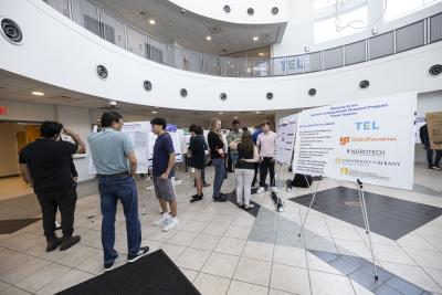 UAlbany CNSE SURP poster presentation and networking session at NY CREATES’ Albany NanoTechComplex